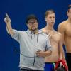 Schwimm-Bundestrainer Hannes Vitense (links) will seinen Athleten und Athletinnen Rückhalt geben, damit diese um Medaillen mitschwimmen können. 	