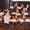 Die Big Band, ein Projektorchester unter Leitung von Bernd Schubert setzte den Schlusspunkt unter das Jubiläumskonzert der Musikschule Dreiklang.