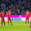 Gute Laune schaut anders aus: Die Bayern-Profis nach dem 1:1 gegen Frankfurt.
