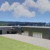 So soll das neue Logistikzentrum von Microstep in Bad Wörishofen einmal aussehen. 