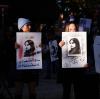 Demonstrantinnen und Demonstranten in Berlin solidarisierten sich mit den Aufständen im Iran und trauern um die getötete Kurdin Jina Mahsa Amini.  

