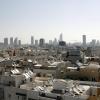 Blick über Tel Aviv. Im Großraum der israelischen Stadt haben die Alarmsirenen geheult.