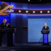 Fünf Wochen vor der Präsidentschaftswahl standen sich Amtsinhaber Trump und Herausforderer Biden im TV-Duell gegenüber.