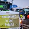 Auch am Mittwoch werden Landwirte in Bayern protestieren.