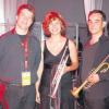 Musikalischer Leiter Ulrich Graba mit den Trompetern Andrea Gerblinger und Robert Alonso (von links) nach dem gelungenen Konzert in Augsburg. 