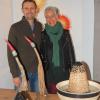 Lampe, Zimmerbrunnen und Flammenobjekte: Andrea und Stefan Pilz wollen mit ihrer Kunst das Leben im Winter behaglicher machen.