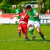 Wichtiger Sieg: Andreas Hutter (rechts) traf beim 1:0-Erfolg des SV Straß beim FC Zell/Bruck (Christoph Vetter). Foto: Daniel Worsch