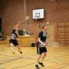 Sowohl die erste als auch die zweite Badminton-Mannschaft des TSV Nördlingen unterliegen den Teams aus Dillingen. Im Bild: Richard Fischer (links), Julian Rotermund und Conny Estner.