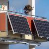 Solarmodule für ein sogenanntes Balkon-Kraftwerk sollen Teil der europäischen Energiewende werden. 