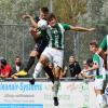 Zweites Bayernliga-Spiel, erstes Tor: Leon Sailer (rechts) sorgte mit seinem Kopfballtreffer in der Nachspielzeit für die Vorentscheidung zugunsten des FC Gundelfingen.