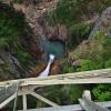 Blick von der Marienbrücke in die Pöllatschlucht.