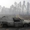 Die Waldbrände in Portugal wurden für mehrere Autofahrer auf einer Nationalstraße zur Todesfalle, als das Feuer ihre Wagen einschloss.