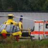 Die schwer verletzte Frau wurde mit einem Rettungshubschrauber in eine Ulmer Klinik geflogen.