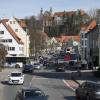 Der Verkehr in der Katharinenstraße in Landsberg.