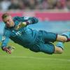 Bayern-Torwart Lukas Raeder kam für Manuel Neuer in die Partie.