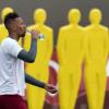 Jérôme Boateng absolvierte am Sonntag in München den Großteil des öffentlichen Trainings.