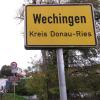 Ein Ortsschild in einem Wechinger Ortsteil wurde gestohlen.