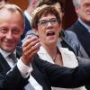 Friedrich Merz, Vizepräsident des Wirtschaftsrates der CDU, und Annegret Kramp-Karrenbauer, Vorsitzende der CDU.