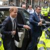 Prinz Harry, Herzog von Sussex, trifft vor dem High Court in London ein. 