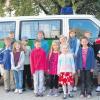 Im Rahmen des Ferienprogramms besuchten Kinder aus Villenbach auch die Polizei in Dillingen.  