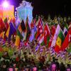 Abschlussfeier der Paralympics im Olympic Stadium in Tokio.