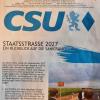 Die Wahlkampfzeitung der CSU Rain sorgte bei manchen Stadtratskollegen für Unmut.