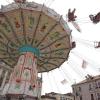 Das Kettenkarussell am Rathausplatz hat am Mittwoch nach sechs Wochen Betriebszeit seinen letzten Tag. 