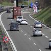 An der Ausfahrt Greifenberg der A96 in Fahrtrichtung München ist die Beschilderung für die Behelfsverkehrsführung bereits angebracht. 