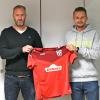 Jürgen Meissner (links), Sportlicher Leiter beim TSV Rain, freut sich über die künftige Zusammenarbeit mit dem neuen Trainer David Bulik. 