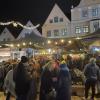 Gut gefüllt war der Fischerplatz bei der Eröffnung des Donauwörther Weihnachtsdufts.