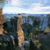 Malerische Natur im Elbsandsteingebirge - in der Region fühlte sich so mancher Besucher an die Schweiz erinnert. Daher der Name: Sächsische Schweiz.