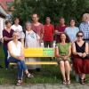 Auf dem Bild stehend von links: Britta Wülfing, Elke Schubert, Carolin Sailer, Kreis- und Bezirksrätin Heidi Terpoorten, Volker Terpoorten, der Grünen-Kreissprecher und stv. Dritte Landrat Joachim Hien, Hans-Jürgen Schwarz, Gertrud und Ulrich Schrezenmeir, Zweiter Bürgermeister Walter Stallauer, Thomas Wippel. Sitzend von links: Erika Heindel, Erika Stempfle-Storr, Anna Storr. Anmerkung: Personen, die auf dem Bild nah beieinanderstehen, sind aus einem Hausstand. 	