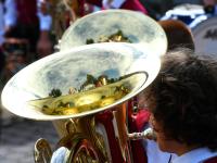 In Echlishausen spielt drei Tage lang die Musik: Auf der Musiker-Wiesn der Lyra tummeln sich Kapellen, Bands und Feierfreudige.