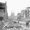 Köln nach der Bombardierung im Zweiten Weltkrieg. 