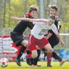 Daniel Framberger und der TSV Neusäß wollen sich auf dem Weg zur Meisterschaft in der Bezirksliga Nord auch vom FC Donauwörth 08 nicht aufhalten lassen. 