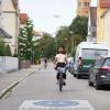 In den Augsburger Fahrradstraßen kommt es trotz der besonderen Regeln zu Unfällen. 	