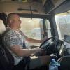 Lkw-Fahrer Aleksander, 46, kommt aus Dnipro in der Ukraine.