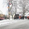 Am Sonntag folgte in Freihalden der Narrenbaum. Pfarrer Monsignore Wolfgang Miehle segnete ihn und die Freihalder Faschingswagen.  	