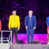 Bundespräsident Frank-Walter Steinmeier (M) erklärt Special Olympics World Games Berlin für eröffnet.
