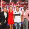 Die Jury der RTL Sendung "Das Supertalent": Guido Maria Kretschmer, Lena Gercke, Dieter Bohlen und Bruce Darnell .