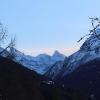 Blick auf das Matterhorn - den bekanntesten Berg der Walliser Alpen.