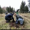 Die Mitglieder des Jugendkreistages Aichach-Friedberg pflanzen gemeinsam Bäume. Mit dieser ersten Aktion möchten sie sich für die Umwelt einsetzen. 