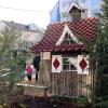 Der Weihnachtsmärchen-Winterwald am Denkmalplatz. 