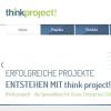 Die Online-Plattform „think project! GmbH“ für Bauprojekte.