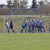 In den letzten beiden Spielen genügte dem TSV Dinkelscherben jeweils ein Treffer, um drei Punkte einzufahren. Hier erzielt Dominik Mayrock das „goldene Tor“ beim 1:0-Sieg in Kissing. Foto: Sebastian Richly