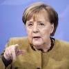 Angela Merkel vermied es, der scheidenden CDU-Vorsitzenden Annegret Kramp-Karrenbauer ihren Dank auszusprechen.