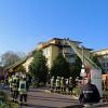 Ein Großaufgebot an Einsatzkräften musste am Mittwochabend wegen eines Brandes zum Seniorendomizil „Haus Konrad“ in Senden ausrücken. 