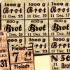 Im Dezember 1949 nicht eingelöste Brotmärkchen.