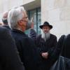 Ulms Rabbiner Shneur Trebnik, im Gespräch mit Ex-Ministerin Annette Schavan (vorne).