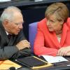 Ein Telefonat zwischen Angela Merkel und Wolfgang Schäuble soll auch abgehört worden sein. Archivbild